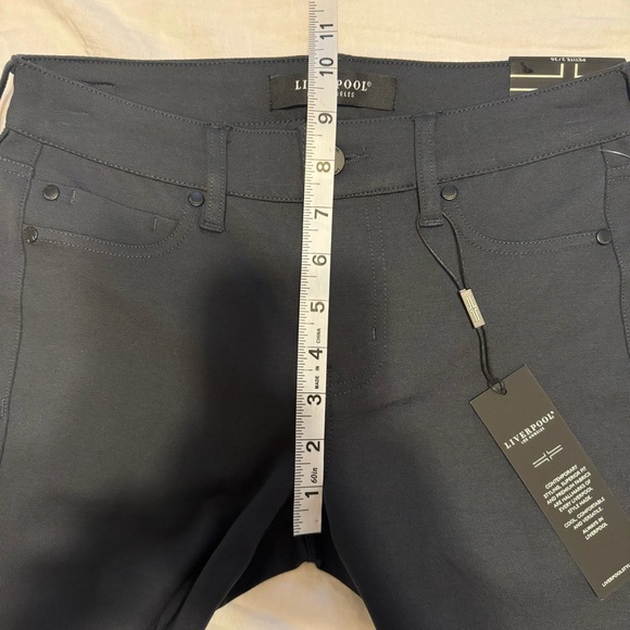 Liverpool Dark Night Stretchy Legging Pants Size 2/26P - Picture 12 of 13